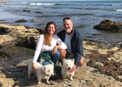Photo of Holly and Joe at the beach